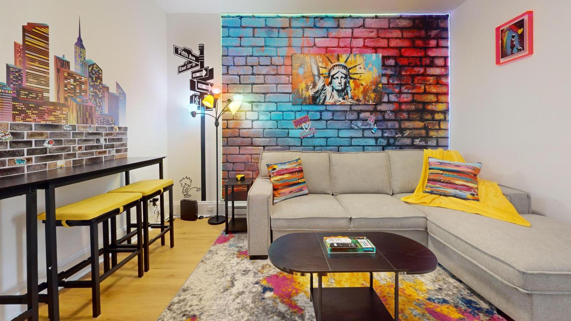 霍博肯Funky & Colorful Urban Getaway, 20 Minutes To Nyc公寓 外观 照片